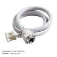 thumbnail image 4 of MasteelfCA 2m Washer Water Supply Hose Replacement PVC Explosion-proof Water Inlet Hose, 4 of 7