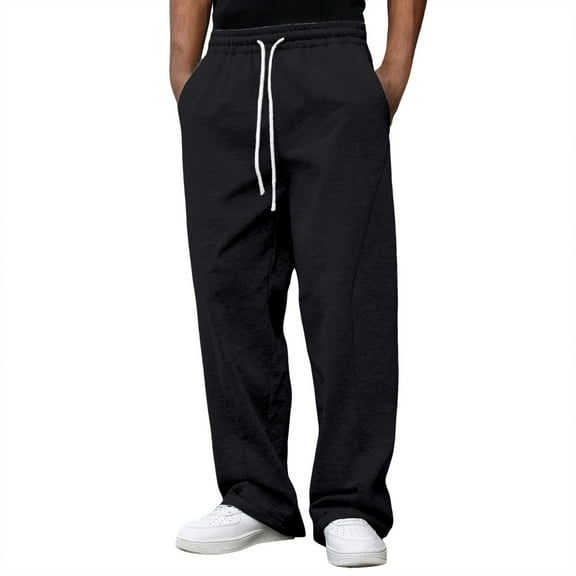 Men's Pants Mens Sweatpants Casual Loose Fit Sports Trousers for Everyday Wear Comfortable and Versatile Athletic Pants for Ideal for Relaxed Outings and
