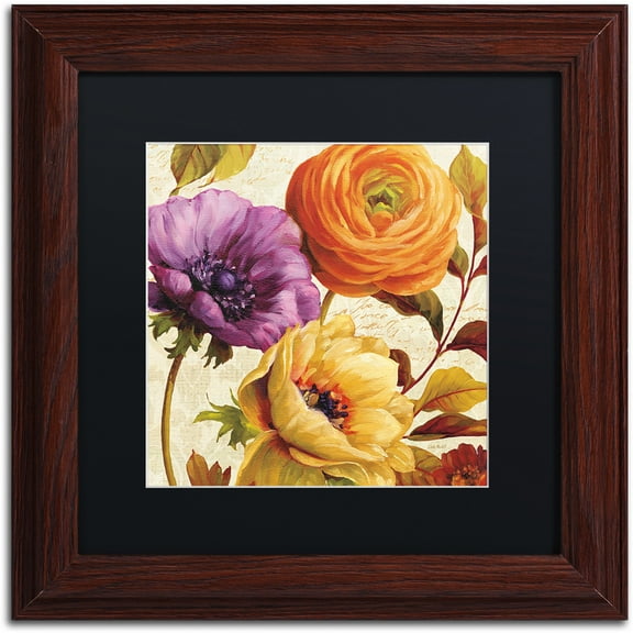 Trademark Fine Art "End of Summer II" Canvas Art by Lisa Audit, Black Matte, Wood Frame