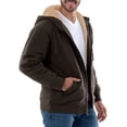 thumbnail image 5 of Wrangler Workwear Men's & Big Men's Full Zip Sherpa Lined Hooded Sweatshirt, Sizes S-5XL, 5 of 8