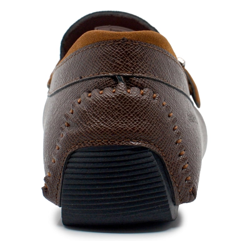 Akademiks Dover-02 Mens Tan Driving Loafers Bit Detail Slip On Shoes Size 10.5 AKADEMIKS MENS DOVER DRIVING SHOES MEMORY FOAM SOLE  main image 2