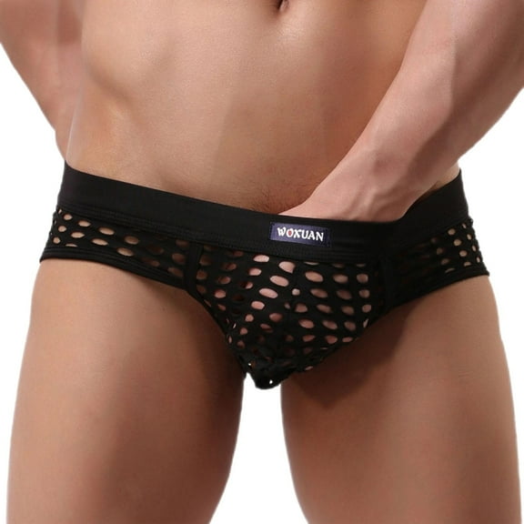 Jwputqe Mens Boxer Briefs,Mens Briefs,Boxer Briefs,Breathable,Comfort Fit,Solid,Elastic Waist,Nylon,Spandex,Black,Free Size