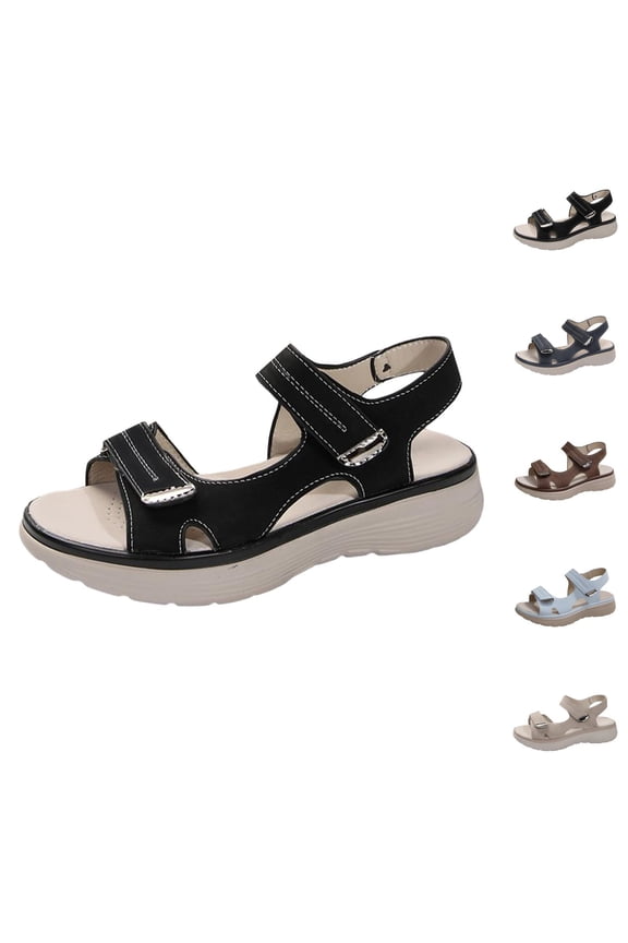Summer Women Lightweight Rubber Slippers Clogs Garden Shoes Beach Sandals Indoor Home Slides Shoes Women Open Style Toe Beach Women's Sandals