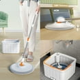 thumbnail image 4 of Intexca Spin Mop & Bucket Kit 4‑Pad Self‑Wring Dual‑Tank Floor Cleaner, 4 of 4