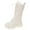 Z1-White, variant on Goindgs Children Shoes Fashion Flat Boots Soft Sole Leather Boots Princess Boots Child Lovely Footwear First Walking Shoes for Girls Black 4-4.5 T