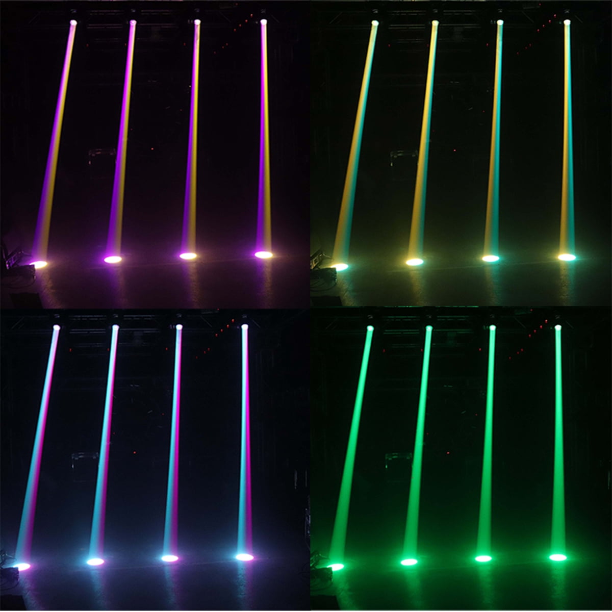 1Pcs 150w DJ Lights Moving Head & 150W Mini Spot LED Stage Light, 6+12 Prism Disco Party Stage Lighting