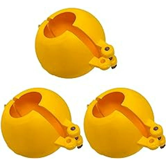 iKonbi Ladoo Maker Mold Plastic Set of 3 in Three Sizes. Ladu Maker Mould Sancha for Ganpati Diwali Janmashtmi and Other Festival for Indian Mithai