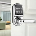 Mechanical Digital Push Button Door Lock,Entry Keypad Code Handle Door