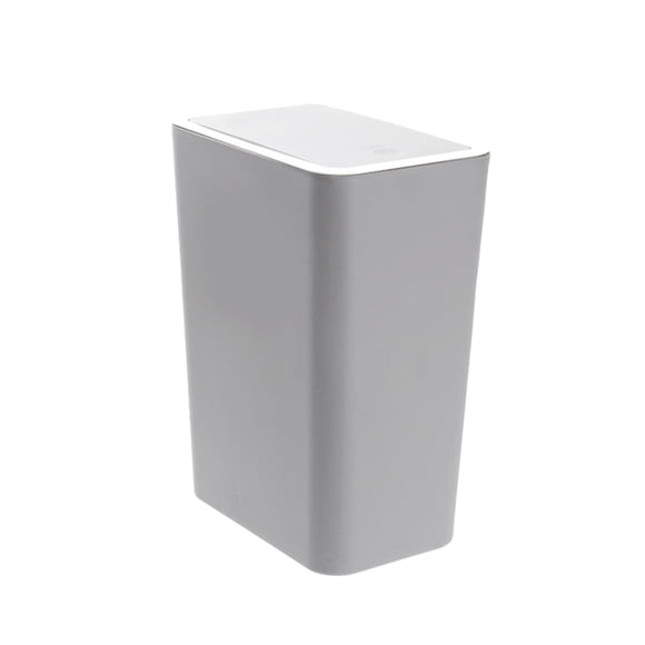 Bote de basura rectangular Injueey 12 l Gris S
