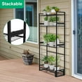 thumbnail image 3 of Support pour Plantes Empilable ed Support pour Plantes Extensible Robuste Grande Étagère pour Plantes pour Intérieur Extérieur Étagères d'Exposition de Jardin Support pour Pots de Fleurs, 3 of 7