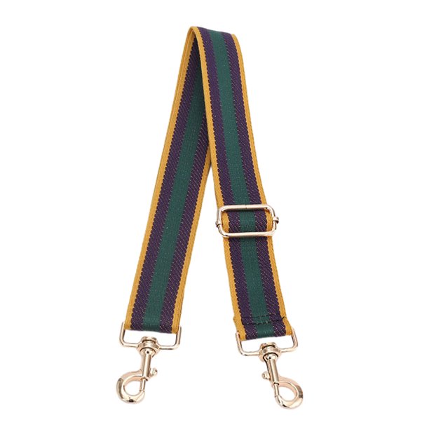 Sonducket Bolso de mano para mujer, correa de repuesto para bandolera de lona ancha, cinturón artesanal ajustable para correas de bolso, Bolsas de mensajero y de hombro amarillo verde