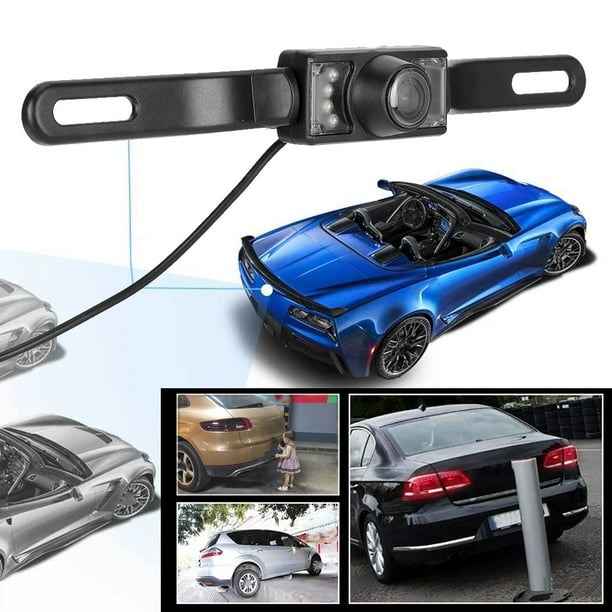 Cámara de estacionamiento, impermeable IP67 HD espejo matrícula cámara de visión trasera IR para coche artesanía superior