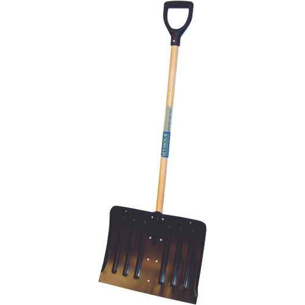 SEYMOUR STEEL SNOW SHOVEL WITH 18" HEAD AND 41" WOOD HANDLE per 2 Each