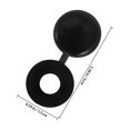 thumbnail image 2 of Minkissy 100Ud Tapas Plásticas Negras Para Tornillos Con Plegable Para Protección En Oficinas Y Fábricas, 2 of 7