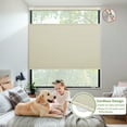 thumbnail image 4 of MiLin Top Down Bottom Up Cordless Cellular Shades No Drill Color-Matched No Tools Cellular Blinds for Windows Honeycomb Design Indoor Shades (Blackout Creamy, 57 1/2" W X 60" H), 4 of 6