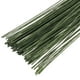 thumbnail image 1 of Uxcell Alambre de florista 0.45mm 26 Gauge, 120 Pcs Alambre para flores, Alambre envuelto en papel para manualidades, Verde oscuro, 1 of 6