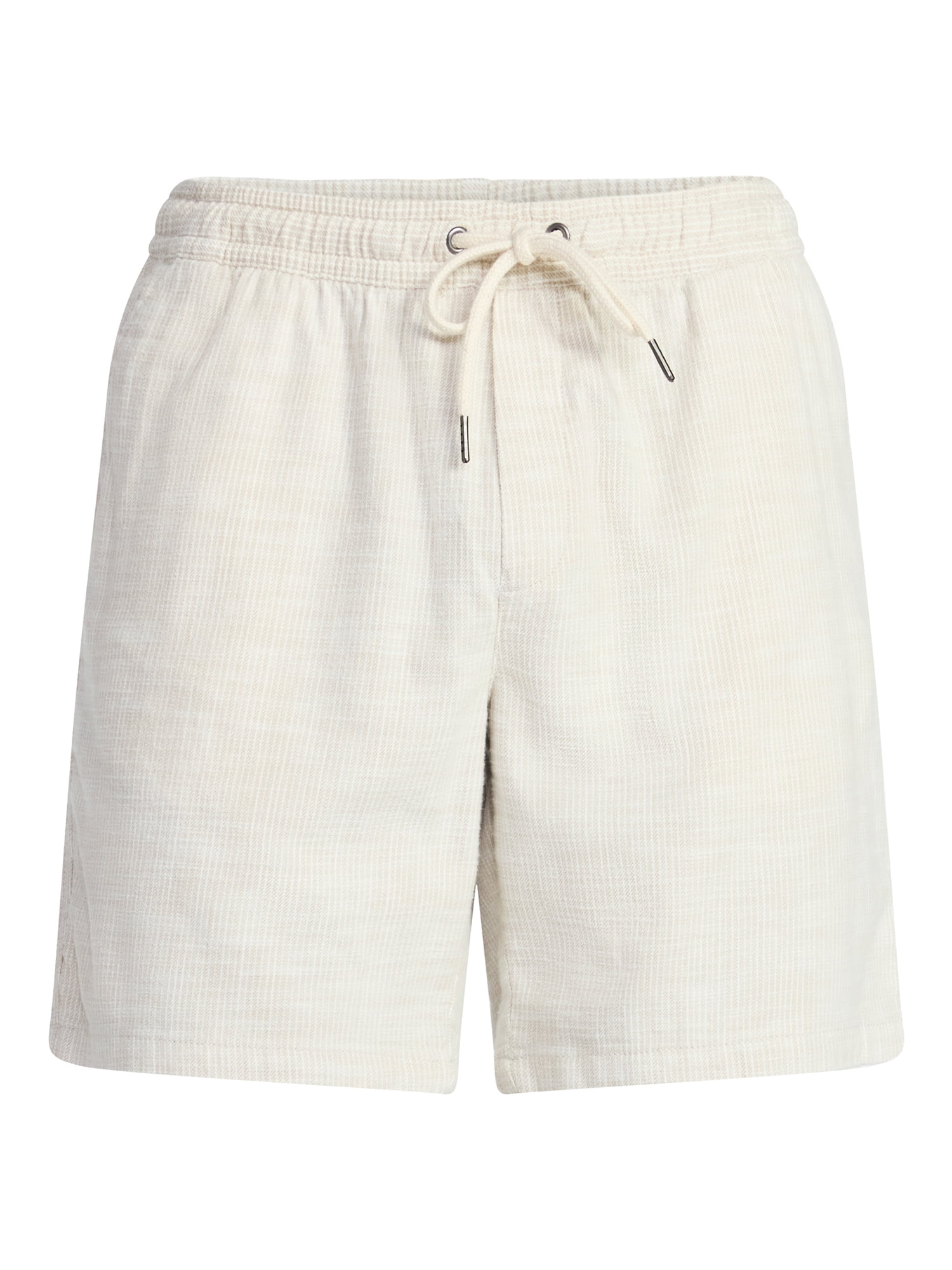 George Men's Yarn-Dye Pull On Shorts, 8" Inseam, XS-3XL