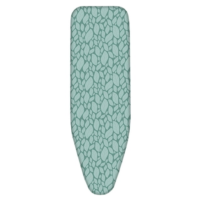 Funda para almohadilla de planchado Funda para mesa de planchar Fácil de instalar Lavable Secado rápido (tabla de planchar no incluida) Espesar Reflectante de calor patrón de hojas