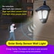 thumbnail image 5 of Toystoory Luz LED de pared Solar, Sensor inteligente, impermeable, para exteriores, resistente al calor, lámpara de jardín operada por luz para poste de Iluminación y accesorios Toystoory HA067695-01, 5 of 6