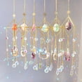 thumbnail image 3 of Nvzi Bola de prismas de cristal atrapasol para colgar en la ventana, decoración navideña para jardín, B12, 3 of 5