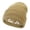 Khaki, variant on Satin Lined Knit Hat Acrylic Winter Hats Silk Soft Slouchy Warm Hat Women Fashion Solid All Autumn And Winter Knitted Fleece Warm Woolen Hat