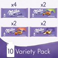 thumbnail image 2 of Milka European Chocolate Bars Variety Pack, Alpine Milk Chocolate, Cow Spots, Strawberry & Wholenut Hazelnut, 10 - 3.52 oz Bars, 2 of 3