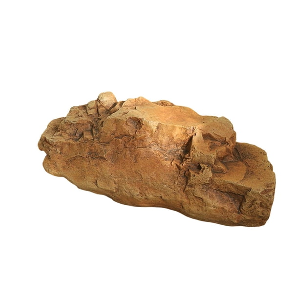 Roca artificial para paisaje, piedra decorativa irregular, multifuncional y realista. 30x14x10cm