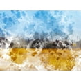 thumbnail image 2 of Young, Chamira 14x12 Gold Ornate Wood Framed with Double Matting Museum Art Print Titled - Meadow I, 2 of 4