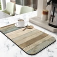 thumbnail image 2 of Kitchen Counter Coffee Mat - 19.5x12in, Diatom Ooze - Rustic Wood Floral Design for Home Kitchens, 2 of 7