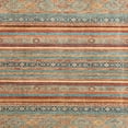thumbnail image 1 of Ahgly Company Machine Washable Indoor Square Abstract Chestnut Red Area Rugs, 8' Square, 1 of 7