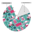 thumbnail image 2 of Lsque Excavator Print Christmas Tree Skirt, Tree Skirt with Ties or Velcro, Perfect for Holiday Decorations, Halloween, and New Year-36", 2 of 7