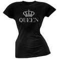thumbnail image 1 of Queen Black Soft Juniors T-Shirt, 1 of 1