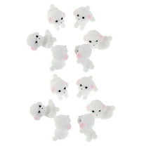 WHAMVOX 12 Pcs Mini Resin Dogs Figurines Miniature Puppy Statue Fairy Garden Animals For Fairy Gardens Miniature Moss Landscape Diy Terrarium Crafts Ornament