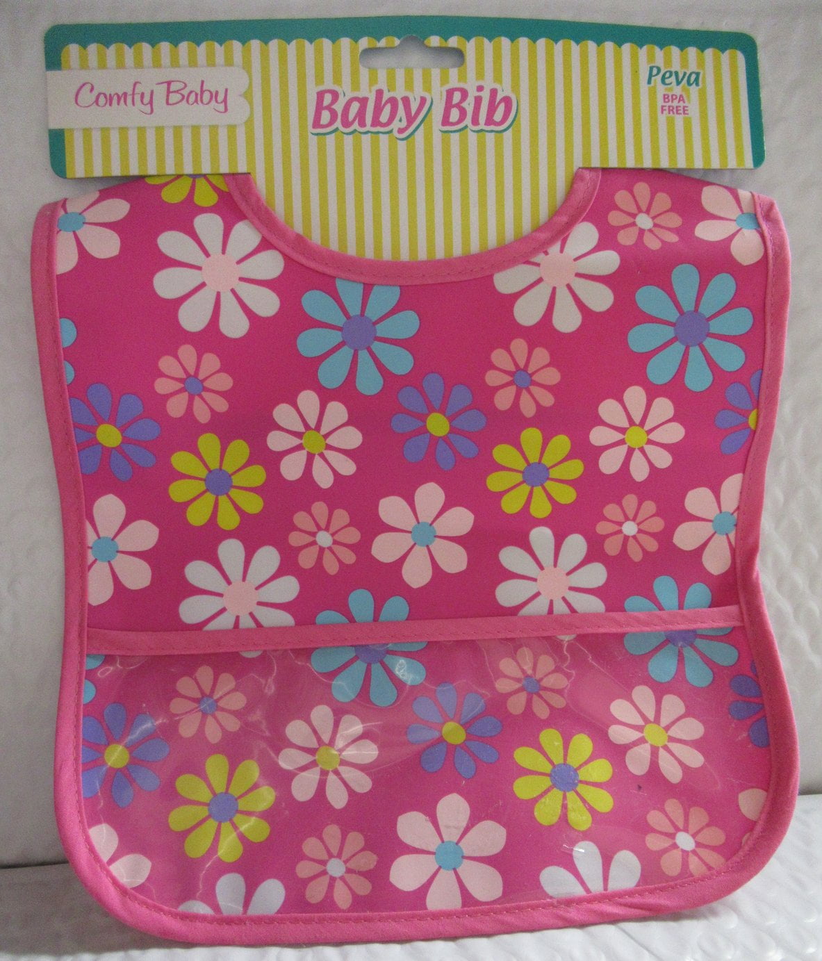 plastic baby bibs with pocket