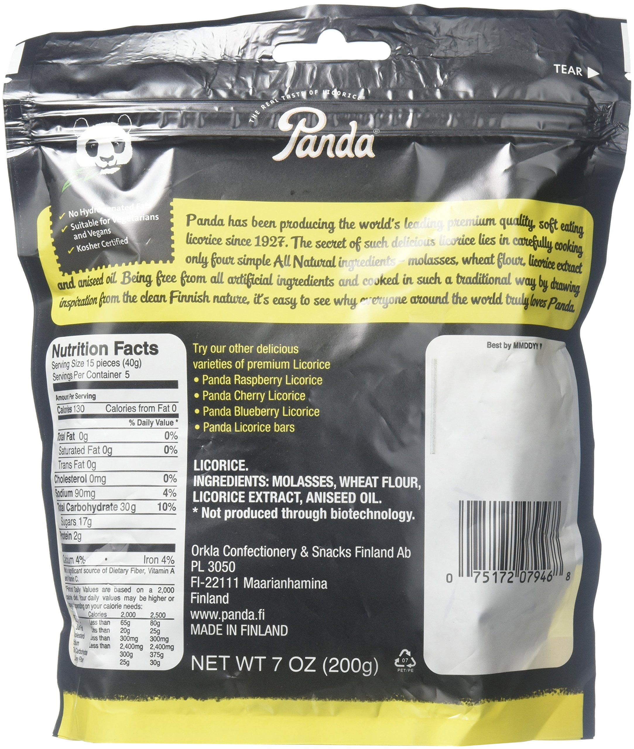 Panda Natural Licorice Chews 7oz (pack Of 4)