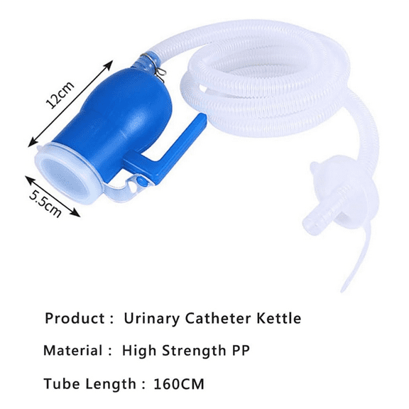 Urinal Bottle Portable Urinals for Men Women Urine Bottle 2000ml Mens Potty Spill Proof Pee Bottle with 63in Long Tube