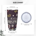 thumbnail image 4 of Rateoe Merry Christmas Printed Car Guy Gifts for Men Women Tumbler - 20oz/590ml Double Wall Vacuum Insulated Stainless Steel Travel Tumbler Cups with Lid & Straw-Without Straw, 4 of 8