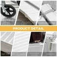 thumbnail image 5 of HOMCOM Portable Textured Aluminum Folding Wheelchair Threshold Ramp, 5 of 9