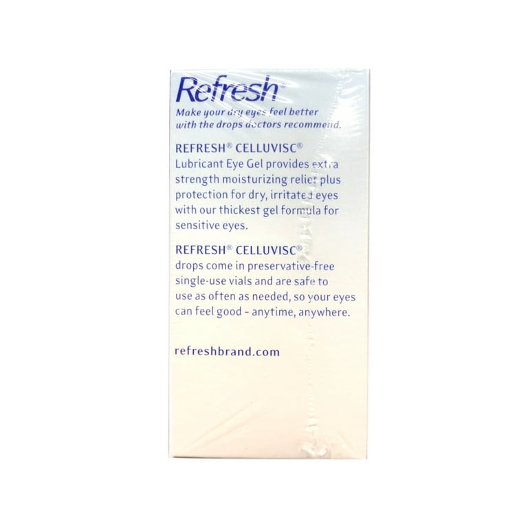 refresh celluvisc lubricant eye gel discontinued Refresh Celluvisc Lubricant Eye Gel Preservative-Free Artificial Tears, 0.4  ml, 30 Count HSA/FSA Eligible