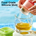 thumbnail image 3 of Molde de silicona para cubitos de hielo con tapa, reutilizable, bandeja grande y flexible para hacer bolas de hielo, ideal para cócteles, bebidas y utensilios de cocina., 3 of 8