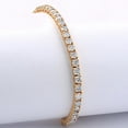 thumbnail image 3 of Pompeii 4ct Diamond Tennis Bracelet 14K Yellow Gold 7" (G/H,I2), 3 of 6