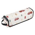 thumbnail image 2 of Hair Tool Organizer Bag with Heat Resistant Mat Removable Travel Storage Case for Hot Air Brushes Curling Irons Red Fire Trucks Pattern, 2 of 8