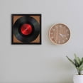 thumbnail image 4 of HONMEET Black Wood Square Vinyl Record Frame 1Pack Wall Hanging Tabletop Display For Albums, 4 of 6