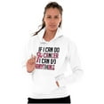 thumbnail image 3 of BCA Cancer Survivor I Can Do Anything Women Plus Size Graphic Pullover Hoodie Brisco Brands 2X, 3 of 4