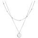 thumbnail image 1 of Gargantilla multicapa con moneda de plata, Collar Retro hecho a mano para chicas adolescentes, regalo de joyería de Navidad BANYUO  Electrónica, 1 of 5