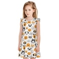 thumbnail image 1 of Balery Dog Faces Camisón de princesa para niñas, pijama de algodón con mangas abullonadas, suave y bonito.-XX-Large, 1 of 6