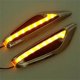 thumbnail image 3 of Pair(2pieces) Universal Blade Steering Light Fender Side Marker Light Car LED Turn Signal Lamps Yellow Red Blue White, 3 of 5