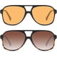 thumbnail image 2 of Classic Vintage Aviator Sunglasses for Women Men Large Frame Retro 70s Sunglasses, 2 of 4