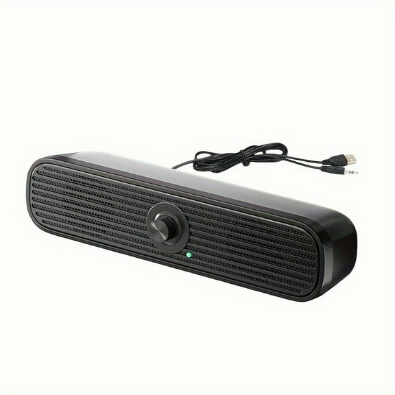 Wired Surround Desktop PC Speaker Home Stereo 3.5Aux USB Soundbar System Computer Phone HIFI Subwoofer