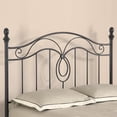 thumbnail image 2 of Coaster Evan Full/Queen Scroll Metal Headboard Dark Gray, 2 of 2